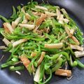 お塩と砂糖's cooksnap of when they made 主役は新生姜☆大人のピーマンきんぴら.