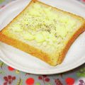 ふうはっちゃん's cooksnap of when they made あらびきコショウたっぷ～りチーズトースト.