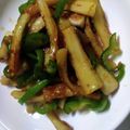 クックFLIQ6Q☆'s cooksnap of when they made ちくわとピーマンの青椒肉絲風.