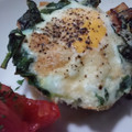 ねこはがき's cooksnap of when they made とろとろ♪半熟たまごのほうれん草ココット.