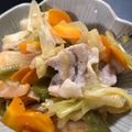 米の華's cooksnap of when they made 豚肉とキャベツの黒酢炒め.