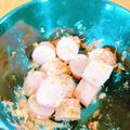 プー♡'s cooksnap of when they made ３０秒☆お弁当に魚二マヨカツオ風味♡.