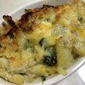 papikun's cooksnap of when they made 鶏もも肉とほうれん草のマカロニグラタン♡.