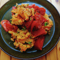 かわゆう1211's cooksnap of when they made ふわふわたまごとトマトのマヨ炒め.