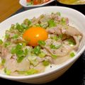 とろろ☆'s cooksnap of when they made 塩だれでさっぱり♪豚バラとろろ丼.