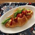 ☆hikonyan☆'s cooksnap of when they made スクランブルエッグのクロワッサンサンド。.