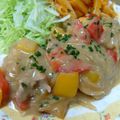 ジョンリークッカー's cooksnap of when they made 豚ヒレ肉のホワイトカレーソース♪.