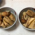 明日の風☆'s cooksnap of when they made がんもとたけのこの煮物.