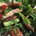 りお５１０'s cooksnap of when they made 春菊と椎茸のサラダ♡ゆずこしょう風味.