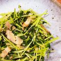 ＊クックhana＊'s cooksnap of when they made おうち居酒屋★豆苗とベーコンでおつまみ.
