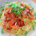 ☆３匹の子ぶた☆'s cooksnap of when they made 市販の焼豚で簡単焼きそば.