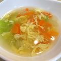 モミ太くん's cooksnap of when they made 白菜と人参の卵とじスープ.