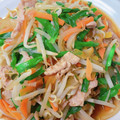 ☆３匹の子ぶた☆'s cooksnap of when they made 豚肉とニラもやしの中華炒め.