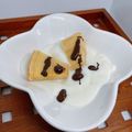 まこさんど's cooksnap of when they made ヨーグルトに、バウムクーヘン＆チョコ♪.