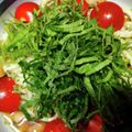 とらねこ♪'s cooksnap of when they made 紫蘇ジェノベーゼうどん.
