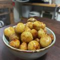 ニコ吉's cooksnap of when they made フライパンで新じゃが揚げ煮.