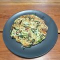 Kentpoco's cooksnap of when they made 糖質オフのニラチーズチヂミ！.