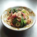 チコリママ's cooksnap of when they made レタス♡シャキシャキ♪焼きうどん.