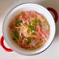 m's cooksnap of when they made トマトとバジルの冷製パスタ☆生ハムのせ.
