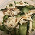 ぴあの＊'s cooksnap of when they made 鶏むね梅きゅうり.