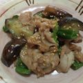 クック6DDPP8☆'s cooksnap of when they made 豚こま肉となすとピーマンの味噌炒め.