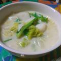 wyoco's cooksnap of when they made 白菜と蕪の豆乳スープ.