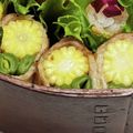 新妻あや's cooksnap of when they made 【簡単】キャラ弁 おかず たんぽぽ肉巻き.