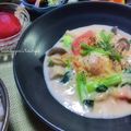 かおりかざり's cooksnap of when they made ♛ほうれん草と鮭のクリーム煮♛.