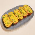 ほろぴ's cooksnap of when they made ピーマンとカニカマの卵焼き♪.
