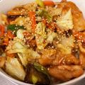 kata's cooksnap of when they made 韓国風豚肉と野菜の炒め丼.