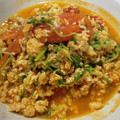 ちーずけーーき's cooksnap of when they made トマトと豆苗のふわふわ卵炒め.