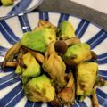 わか★'s cooksnap of when they made きのことアボカドの甘辛（魚沼きのこ）.