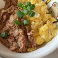 Ayumiliyah's cooksnap of when they made 昼食に☆ツナで子供大好きそぼろ丼！？☆.