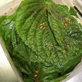 ふくにゃー's cooksnap of when they made ゴマの葉のキムチ.