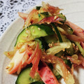 maripon51's cooksnap of when they made いかと胡瓜の中華風和え.