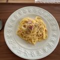 akohana's cooksnap of when they made ボウルで混ぜて失敗なし！濃厚カルボナーラ.