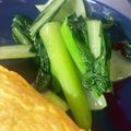 nyaoppi's cooksnap of when they made 小松菜大量消費！小松菜の塩ダレ炒め.