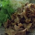 Frauen's cooksnap of when they made １０分で主役おかず＊豚バラ肉の生姜焼き＊.
