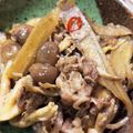 クックmichi☆♪'s cooksnap of when they made 牛肉ごぼう椎茸しぐれ煮.