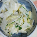 まりゆりひろこ's cooksnap of when they made 【簡単】大根とたくあんのサラダ.