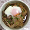 chi−ちゃん's cooksnap of when they made 簡単☆すき焼き丼.