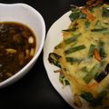 くろくみん's cooksnap of when they made Simpleチヂミ(ニラ＆人参).
