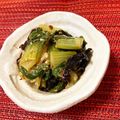 emiiem's cooksnap of when they made レンジで簡単！チンゲンサイの海苔ごま和え.
