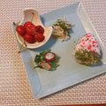 yesmama's cooksnap of when they made ↭スイカ風のおにぎり↭♪.