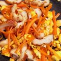 ☆ドキンちゃん☆”'s cooksnap of when they made 人参ちくわ卵の炒め物.