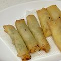 なななな♡MaMa's cooksnap of when they made 息子の好きな生ハムチーズ春巻き.