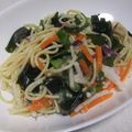 きらり流れ星's cooksnap of when they made おくらと山芋の冷たいパスタ♪.
