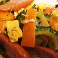 naki1227's cooksnap of when they made ゴーヤ＆ソーセージで♪簡単チャンプルー.