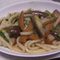 きらり流れ星's cooksnap of when they made 白だしでパパッと簡単！夏野菜で焼うどん♡.