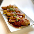 かっちゃん杉's cooksnap of when they made 茄子の豚肉巻焼き＊生姜味噌だれ.